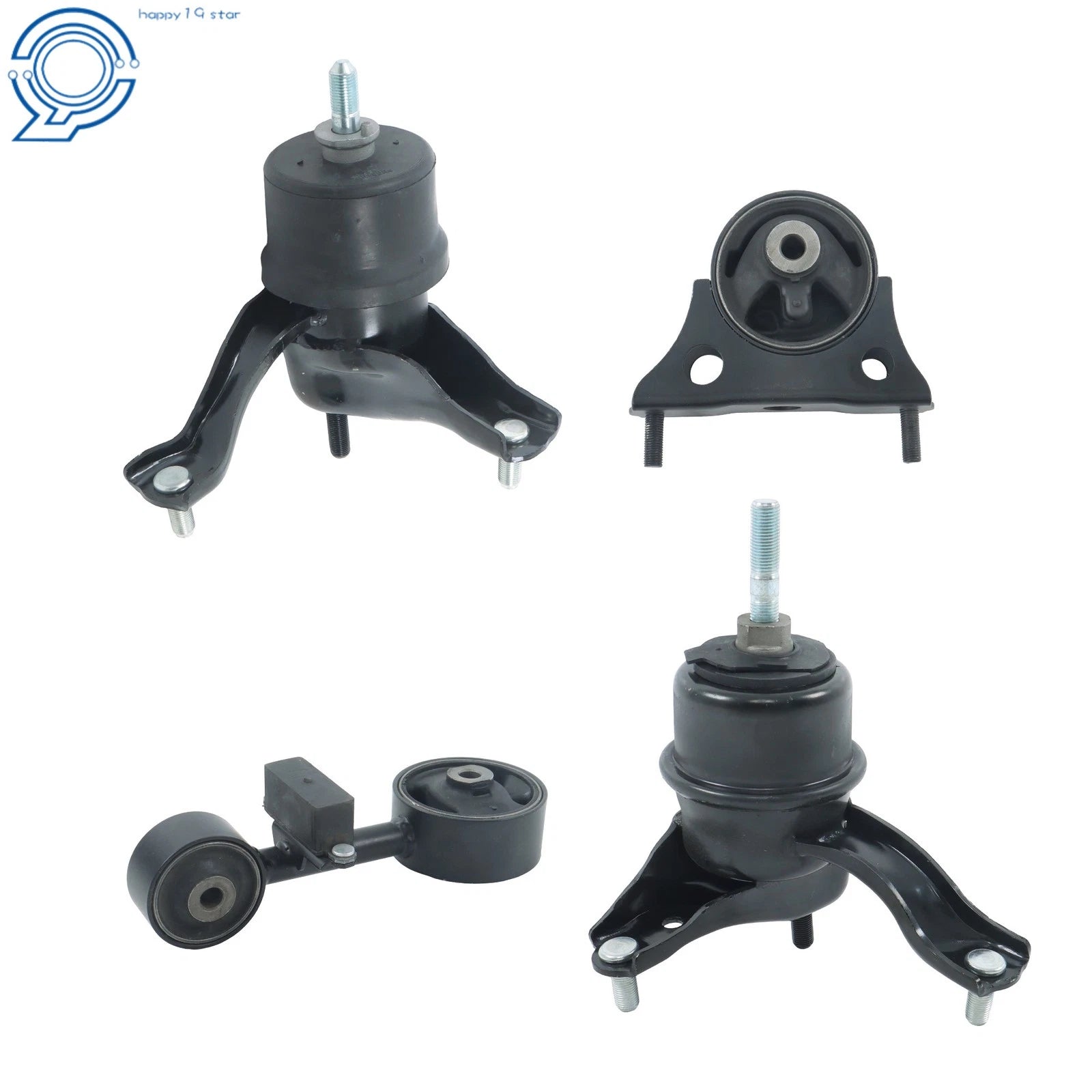 Set of 4 Engine Motor & Transmission Mounts for Toyota Highlander (2001–2003)