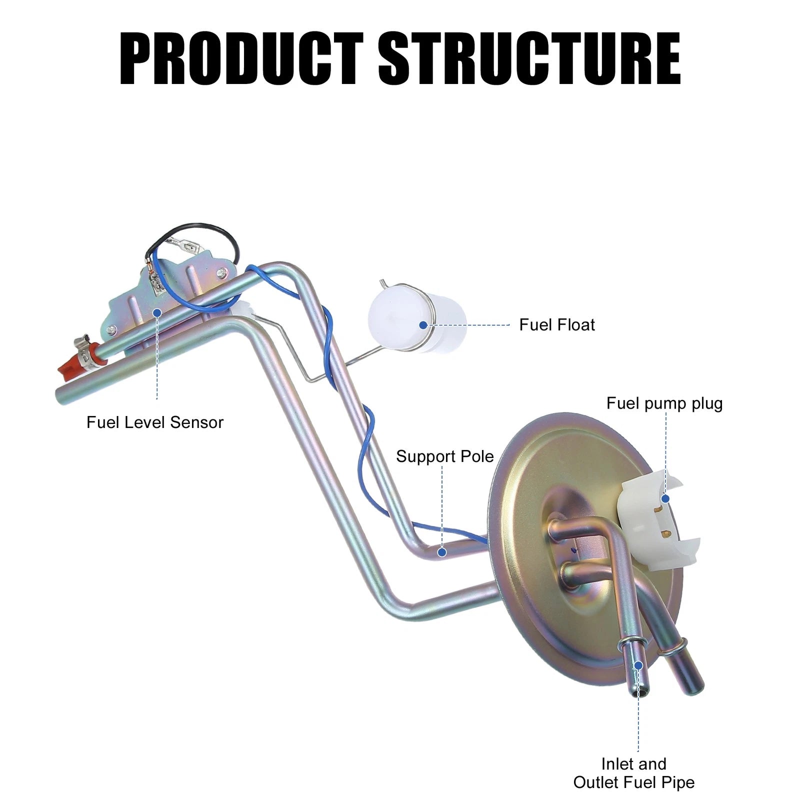 FMSU-6DE Fuel Pump Sender for Ford F-150 F-250 (1985–1986) Diesel