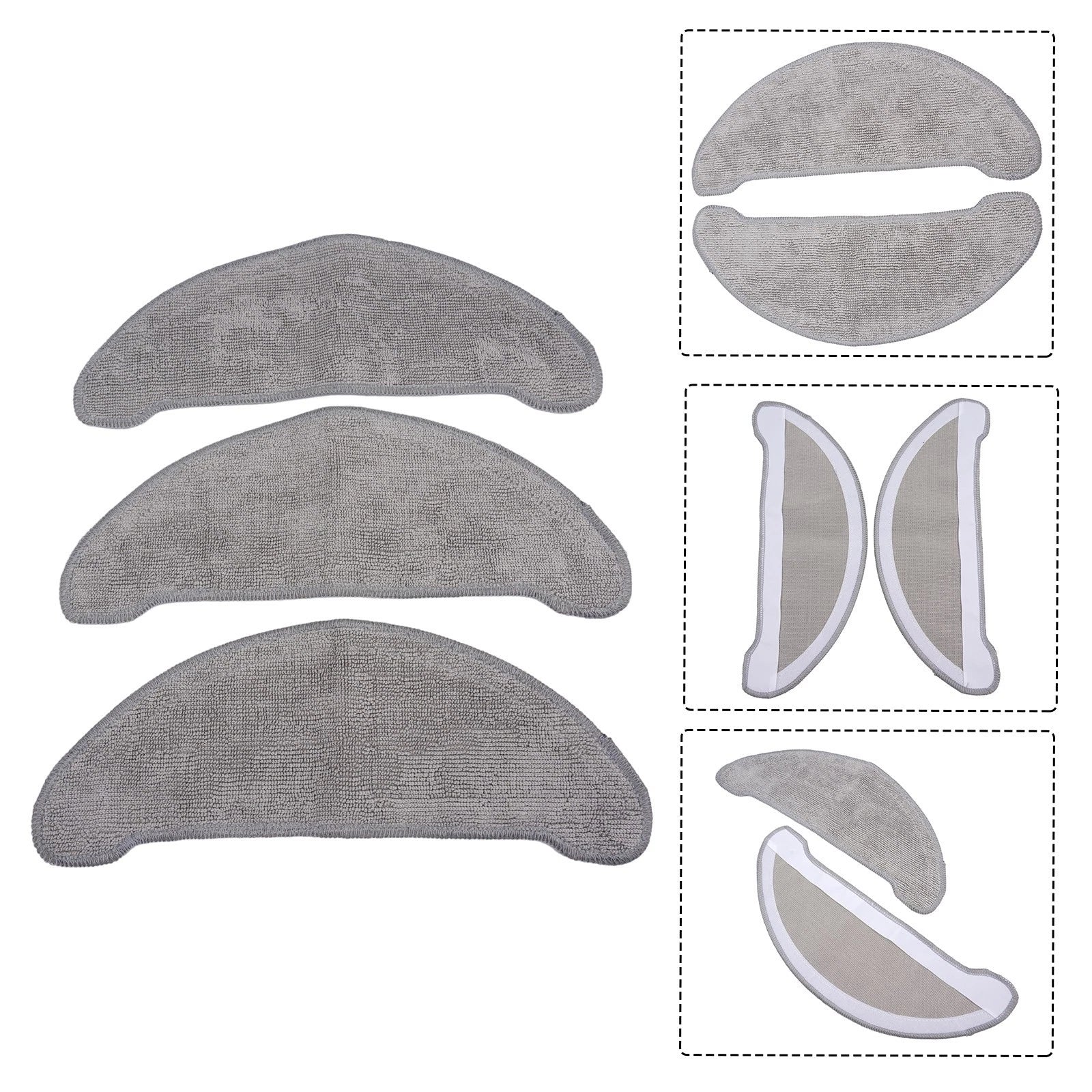 3pcs Washable Mop Cloth for Airrobo+ Robot Vacuum Cleaner