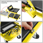 2-in-1 Rolling Creeper for Automotive Use (48" x 18" x 5.9", 330lbs Capacity)