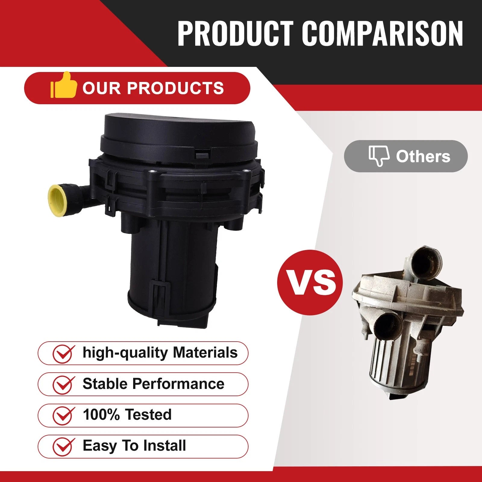 Secondary Air Injection Smog Pump for BMW E39 525i 528i 530i (1998-2003)