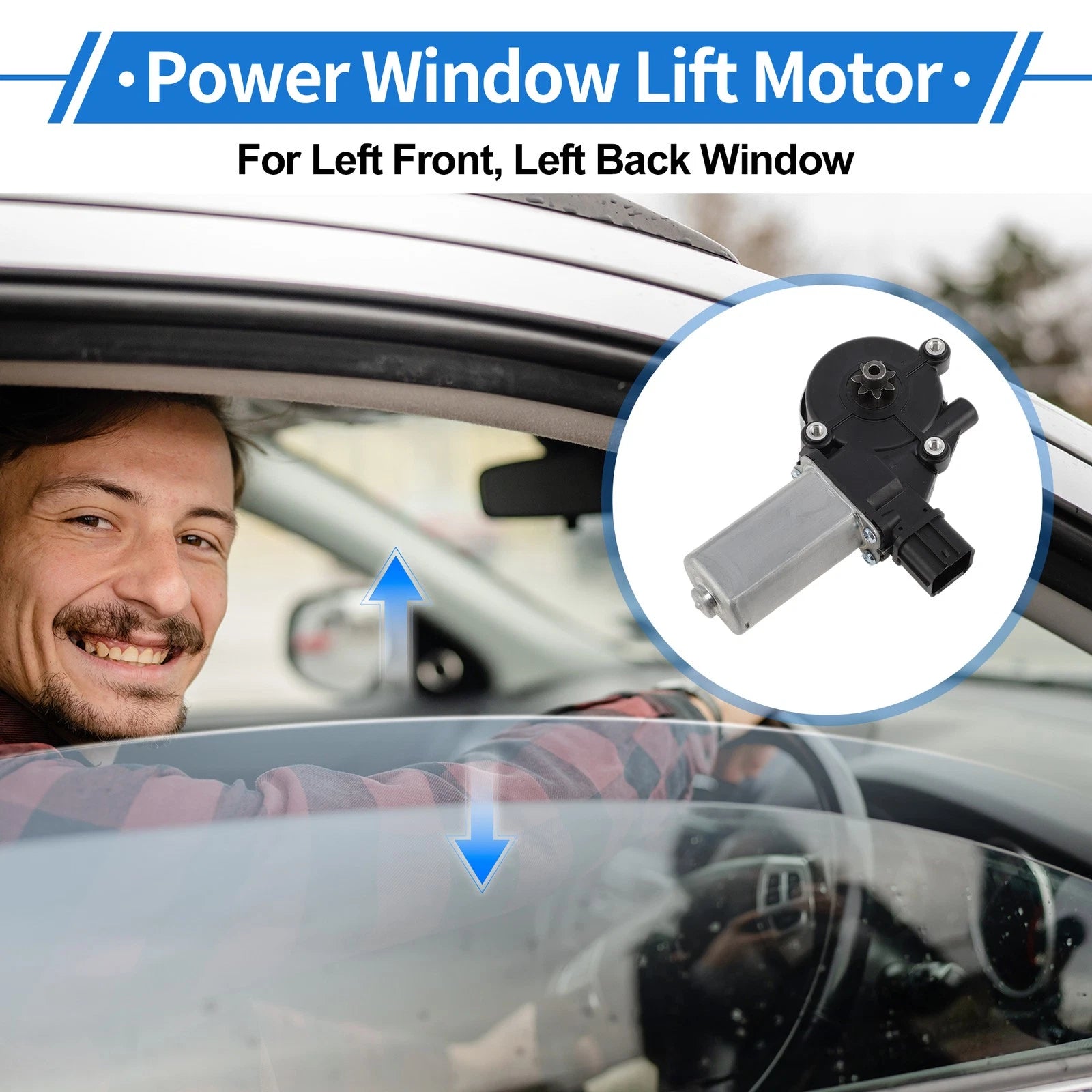 Power Window Regulator Lift Motor for Mitsubishi Mirage (2014–2020) No.5713A379