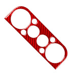 AC Climate Control Panel Cover Trim for BMW 3 Series (1991-1999) Carbon Fiber Red