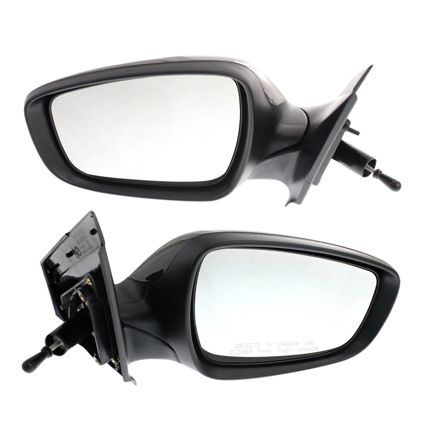Manual Remote Mirror Pair for Hyundai Accent (2012–2017) Paintable