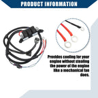 Freestanding Electric Fan Wire Harness for Chevy Silverado Suburban Tahoe (2007–2014)