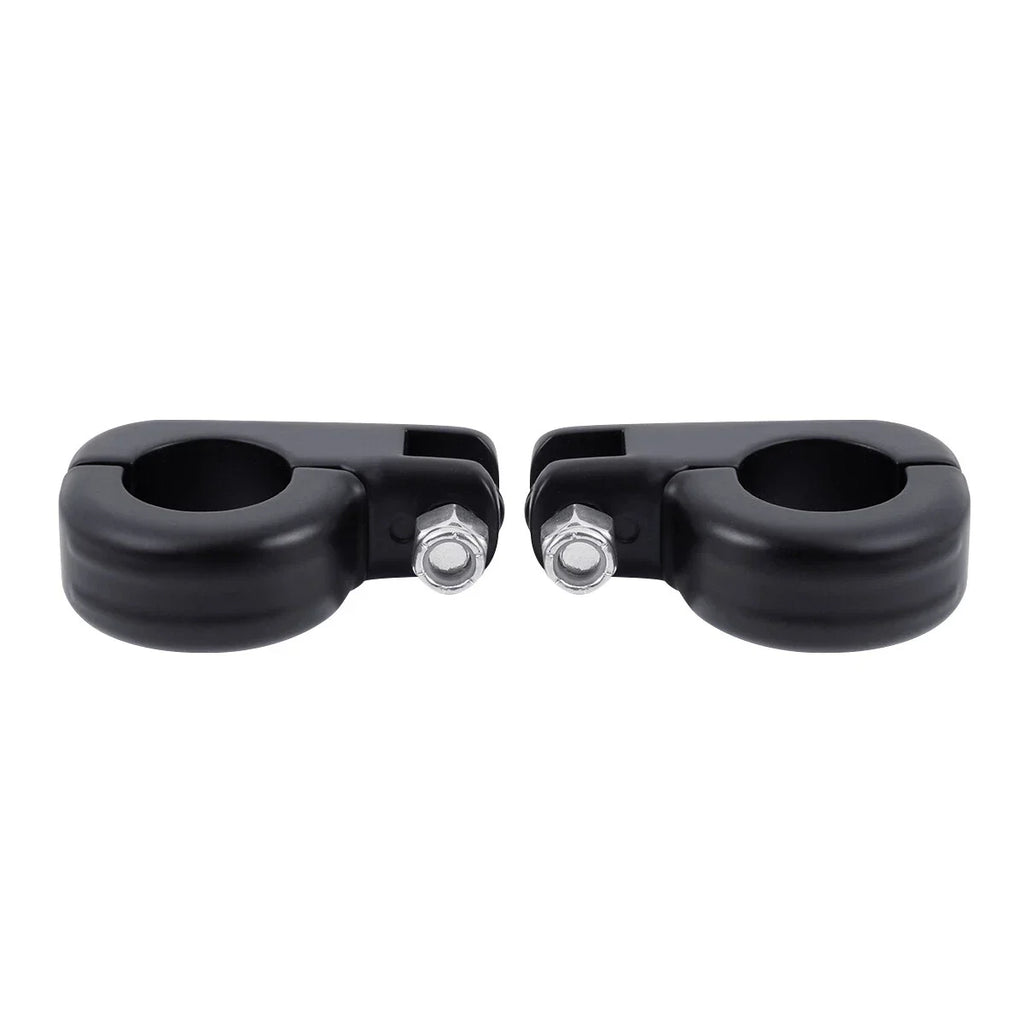 Matte Black 1.25" Highway Bar Footpegs for Harley Sportster XL 883 1200 (2004-2023)