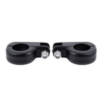 Matte Black 1.25" Highway Bar Footpegs for Harley Sportster XL 883 1200 (2004-2023)