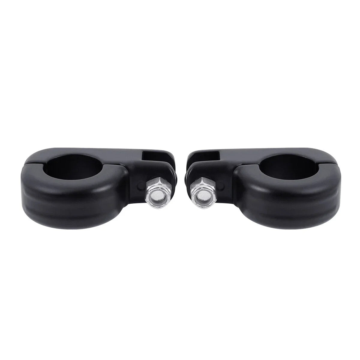 Matte Black 1.25" Highway Bar Footpegs for Harley Sportster XL 883 1200 (2004-2023)