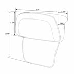 Trunk Razor Chopped Backrest Pad for Harley Electra Glide (2014–2023)