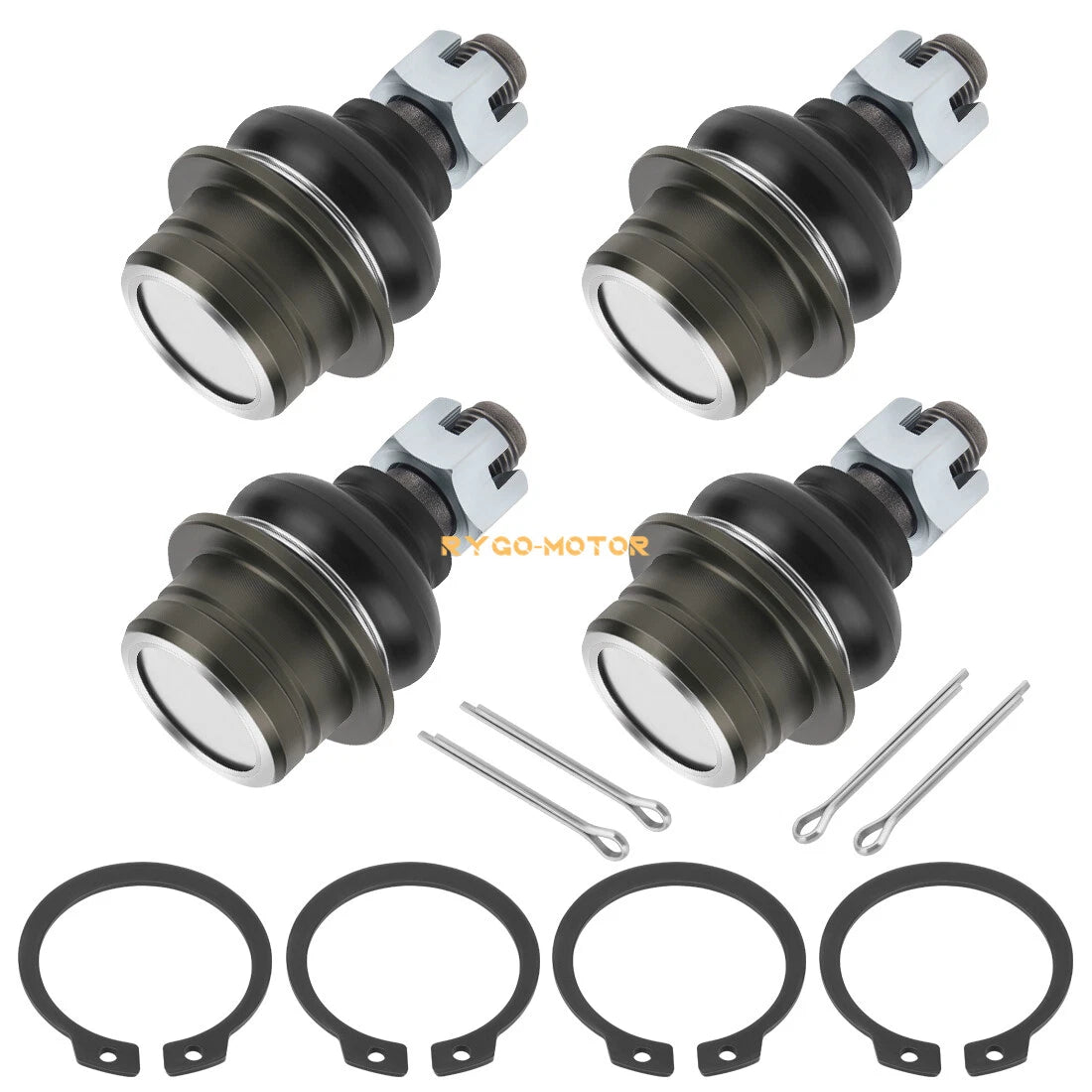 Set of 4 Upper Ball Joints for Suzuki Quadsport 400 LT-Z400 (2003–2009, 2012–2014)
