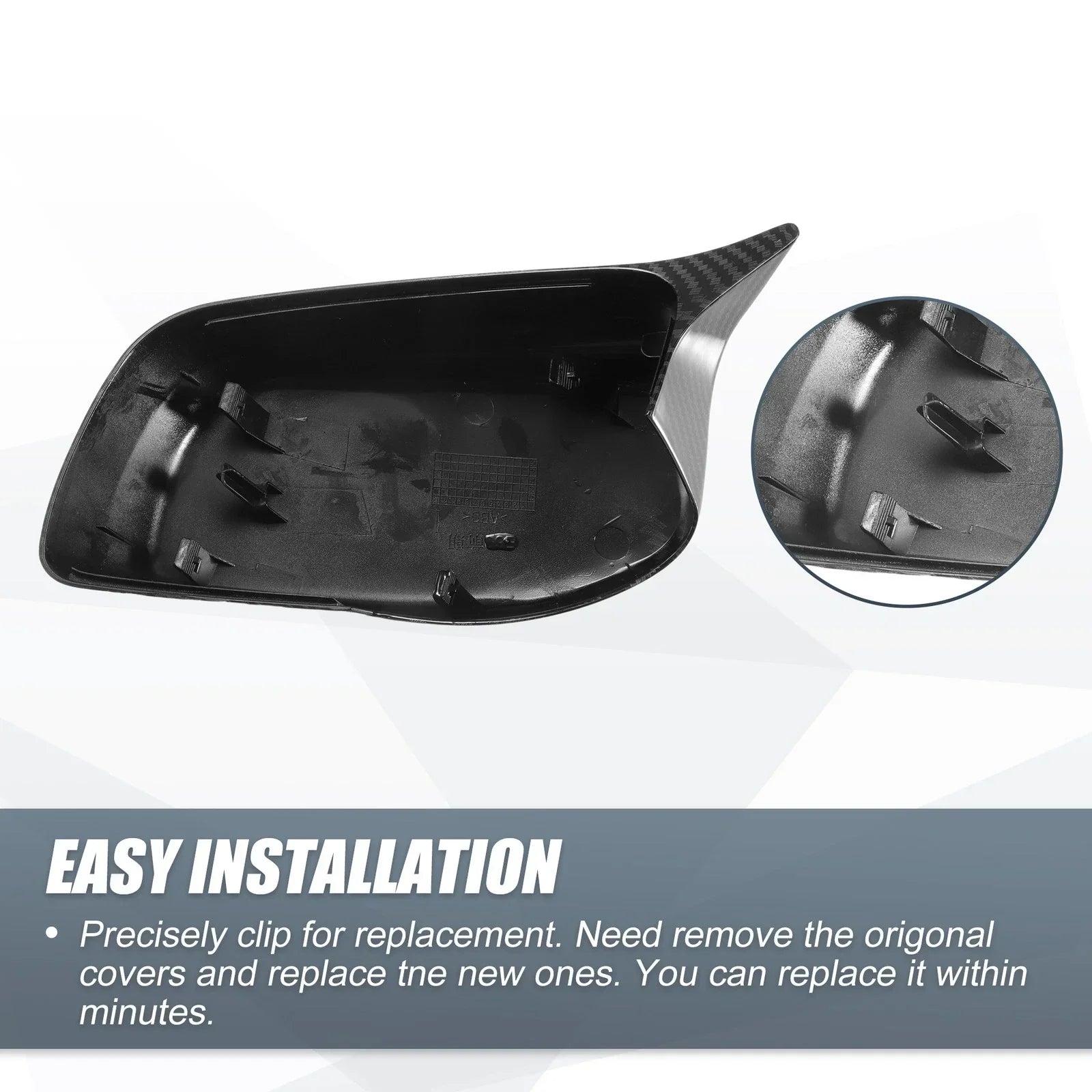 Mirror Cover Carbon Fiber for BMW E60 E61 525i 530i 545i (2004-2010)