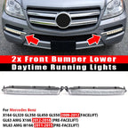 Pair Daytime Running Lamp Fog Light for Mercedes Benz ML63 AMG (2011–2015)
