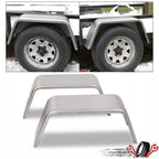 Square Trailer Fenders for Utility Cargo Trailer (14" - 16" Tires) Pair