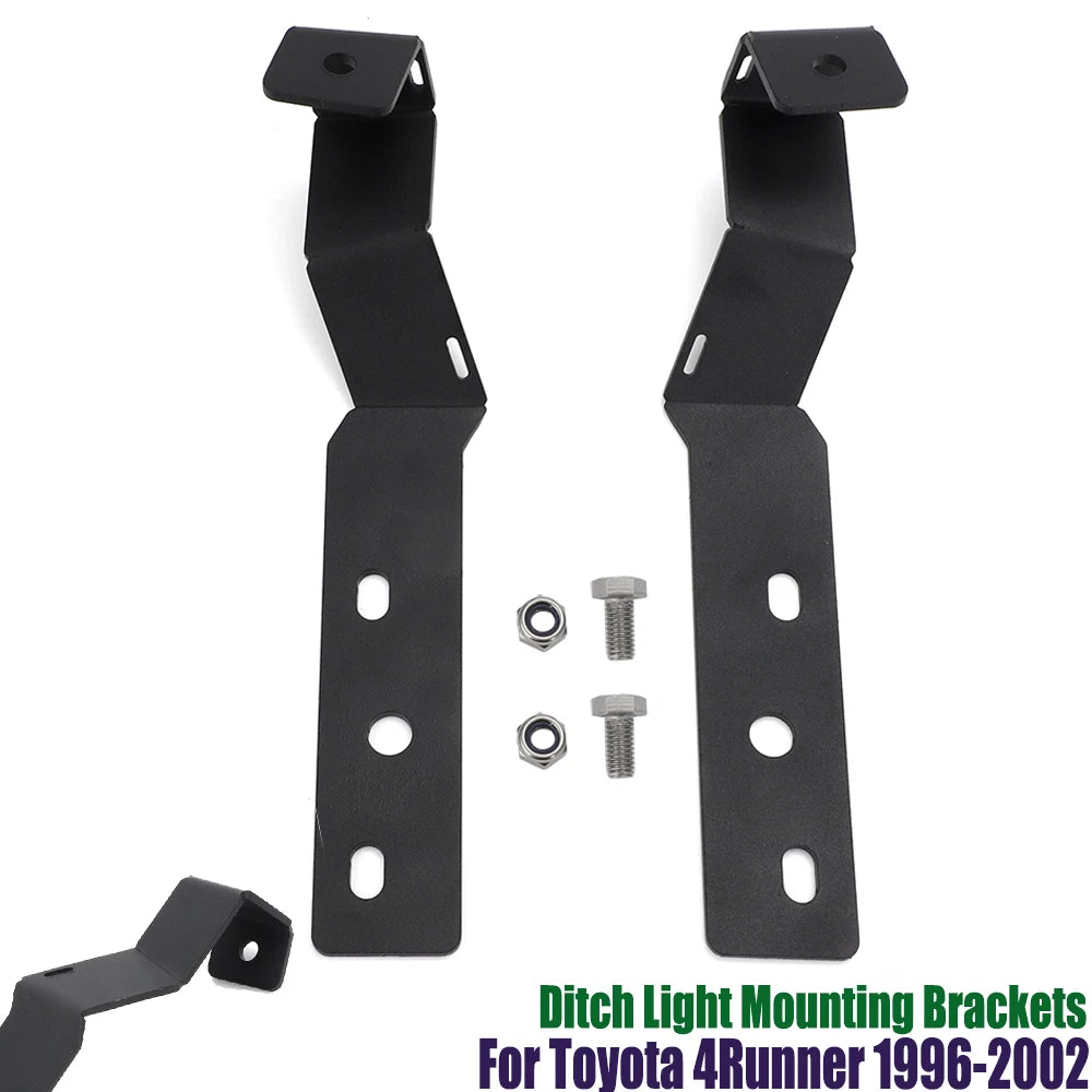 Ditch Light Brackets for Toyota 4Runner (1996–2002) Hood Light Pod Mount