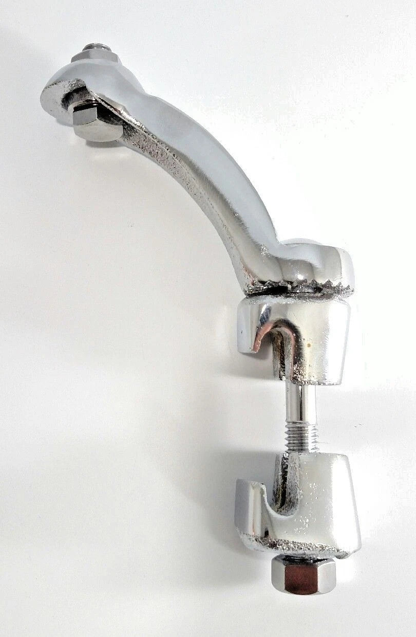 Fog Light Bracket Chrome Vintage Style for Universal Bumper Mount (Fits)