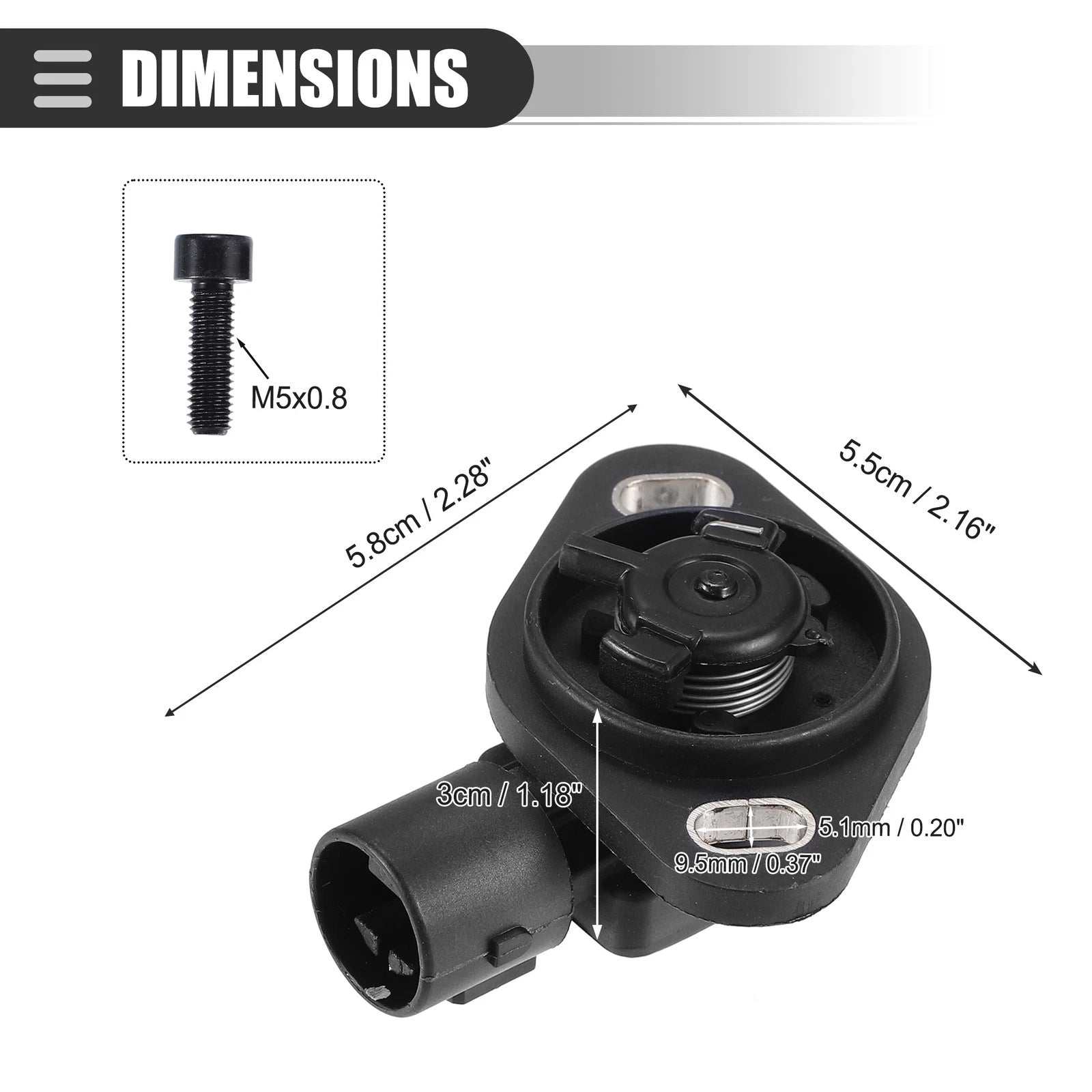 Throttle Position Sensor for Honda Accord (1990–2002) No. 37825-PAA-A01