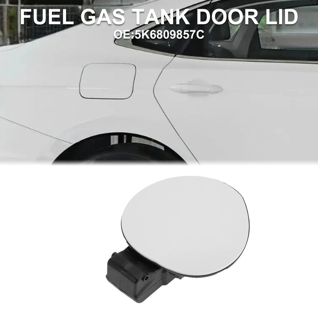 Fuel Tank Door Cap for Volkswagen Golf 6 (2010–2013) Fuel Filler Flap Cover White