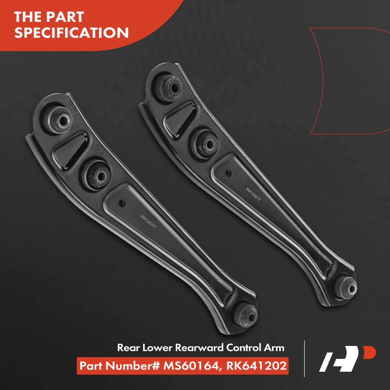 2X Rear Lower Control Arms for Honda Civic (1996–2000) Acura EL