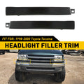 Set of 2 Headlight Filler Trim Panels for Toyota Tacoma (1998–2000)