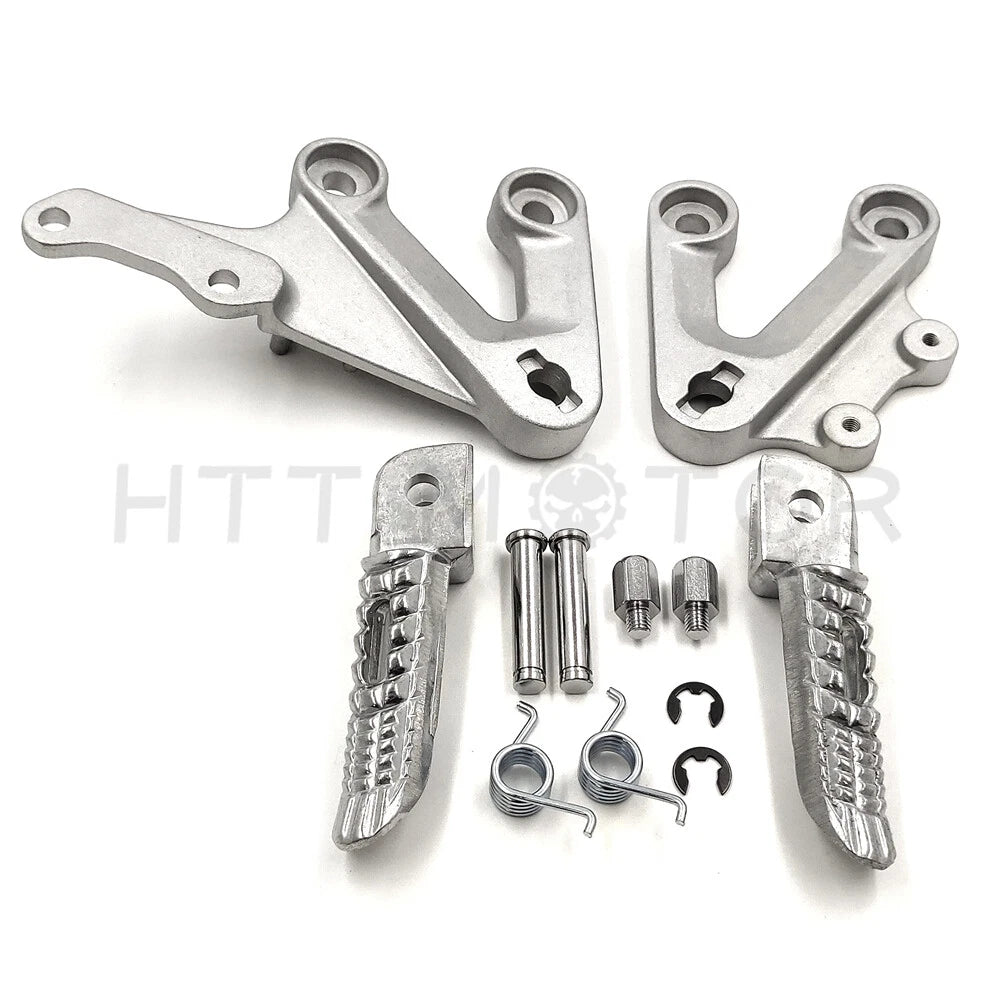 Set of 2 Front Foot Pegs Footrest Brackets for Suzuki GSXR1000 (2003–2004)