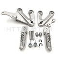 Set of 2 Front Foot Pegs Footrest Brackets for Suzuki GSXR1000 (2003–2004)