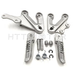 Set of 2 Front Foot Pegs Footrest Brackets for Suzuki GSXR1000 (2003–2004)