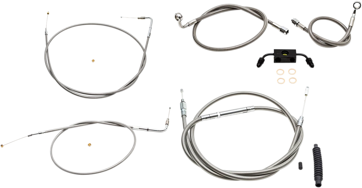 Handlebar Cable/Brake Line Kit for LA Choppers (2015–2017)