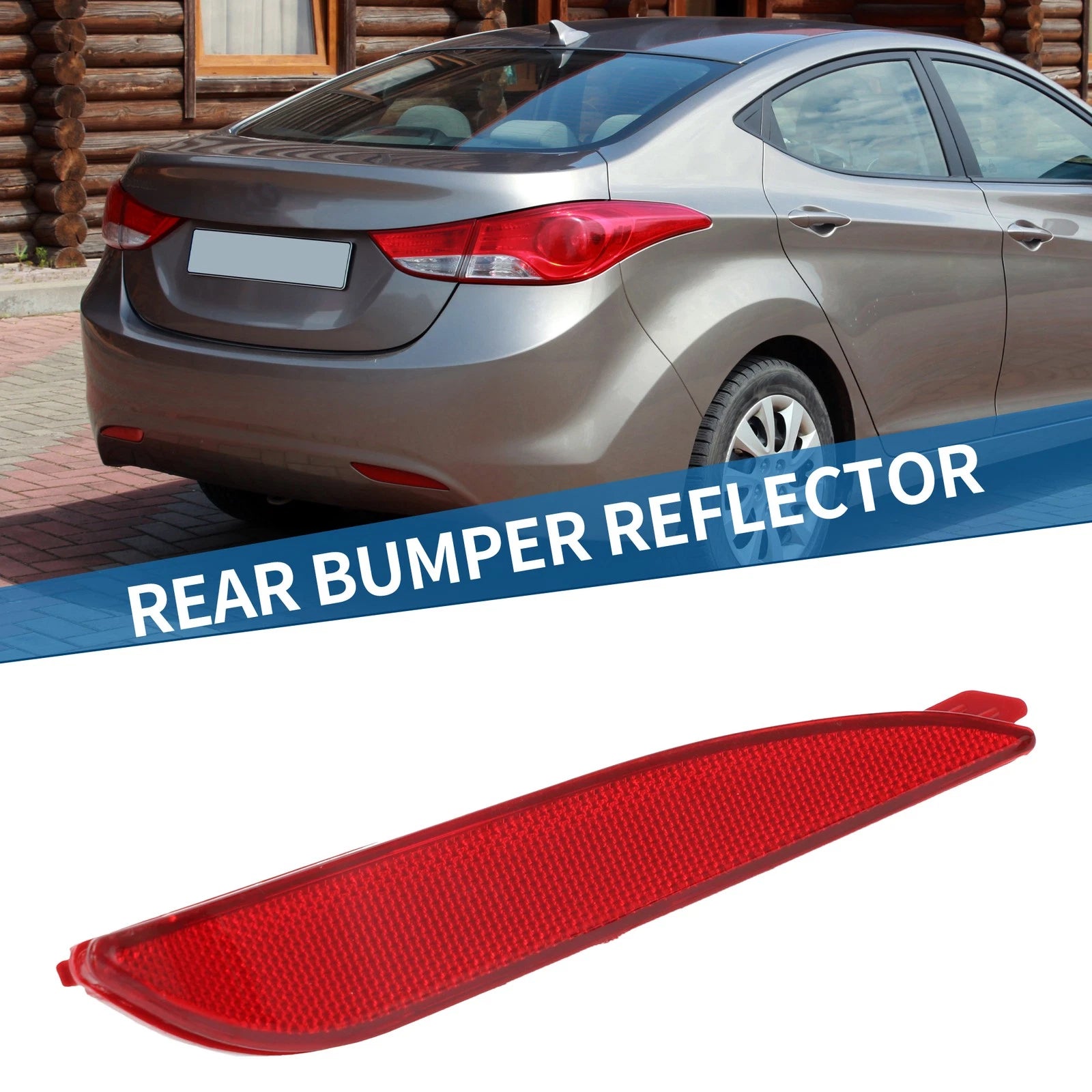 Rear Right Bumper Reflector No. 924063X000 for Hyundai Elantra (2011–2013)