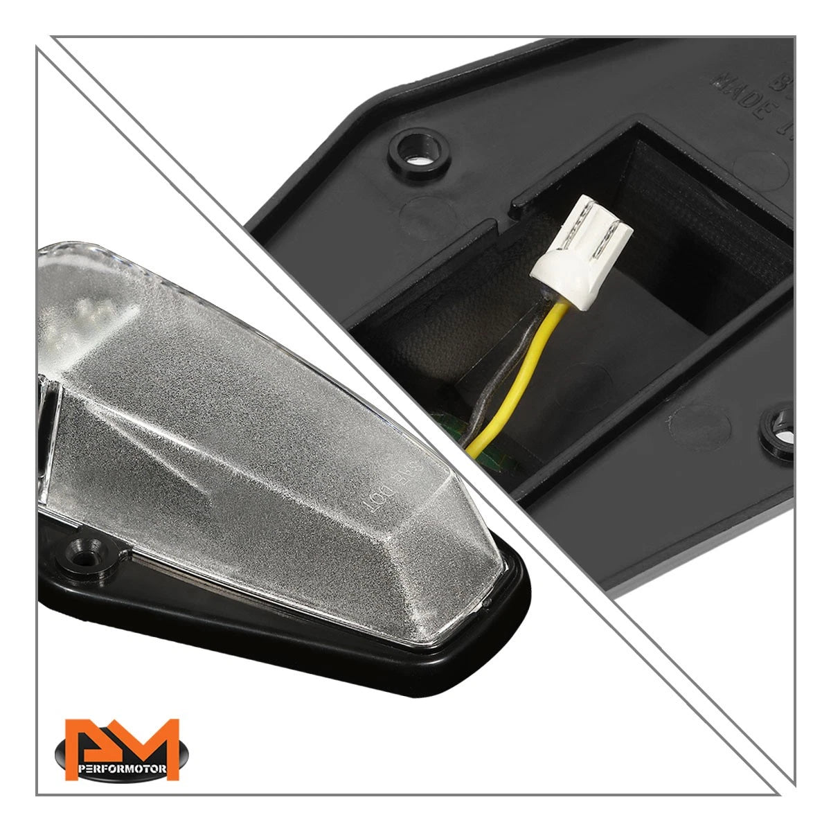 5Pcs Chrome White LED Cab Roof Running Light W/Switch for F-Series Pickup (1980–1996)