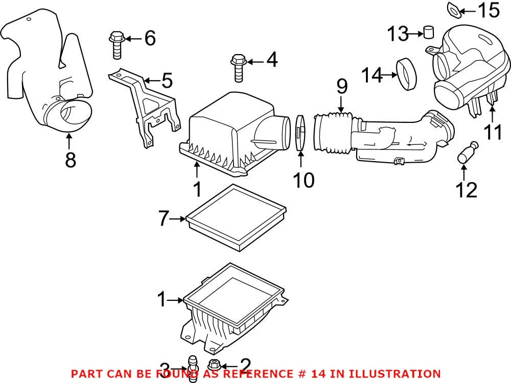 Air Cleaner Seal for Dodge Grand Caravan, Journey (2008–2020) 68306301AA