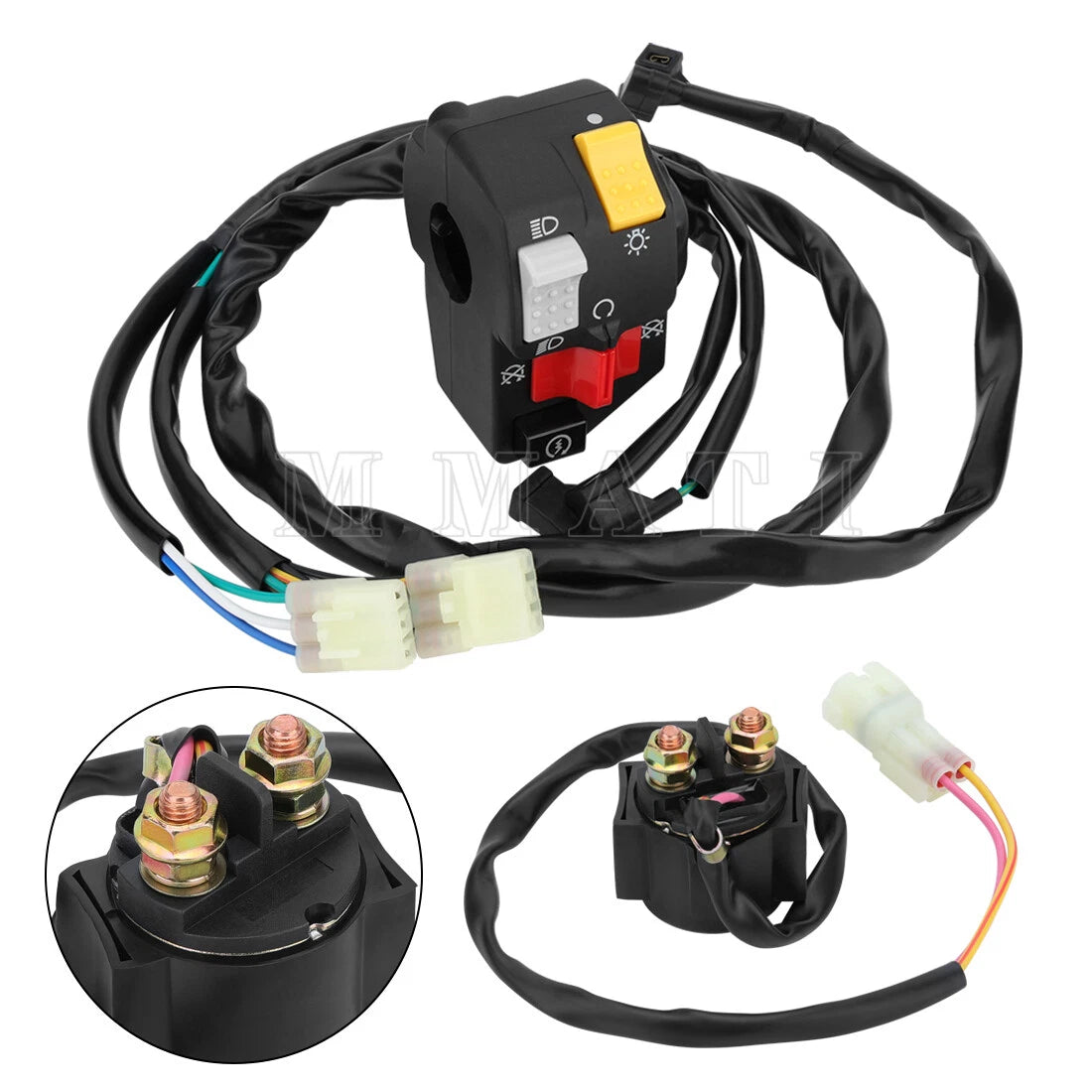 Handlebar Kill Switch & Starter Relay for Honda TRX250TM Recon 250 (2007–2020)
