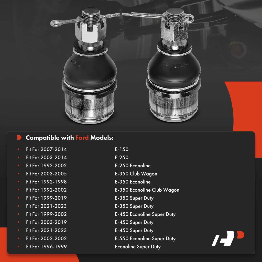 2X Front Lower Ball Joints for Ford E-150 E-250 (2003-2014)