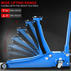3 Ton Low Profile Hydraulic Floor Jack for Truck SUV Pickup (Fits Most Models)