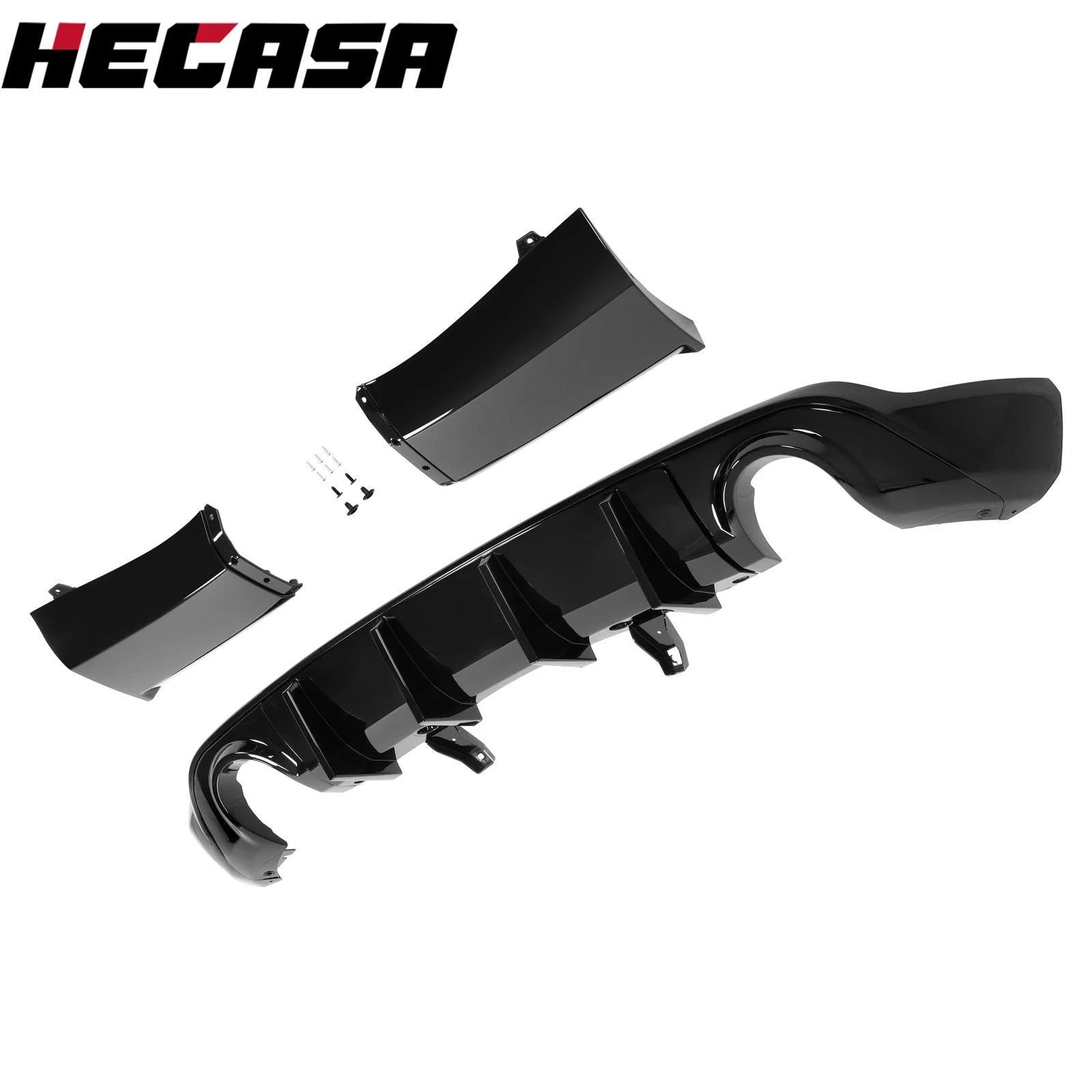 Rear Bumper Lip Diffuser for Dodge Durango (2011-2025) Gloss Black V2