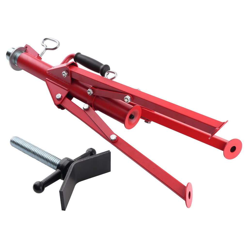 Steel Adjustable Pipe Stand V-Head Tripod Jack 28-52in 2500lbs Capacity