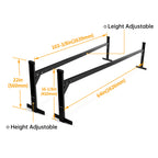 400lbs Roof Ladder Rack for Enclosed Trailer Cargo Vans (5.5'-8.8')