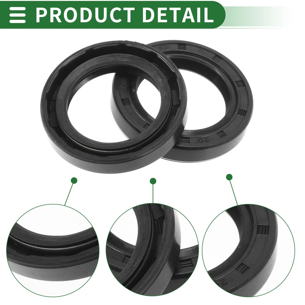 Set of 5 Oil Seal Ring 30x45x8mm for Various Models (NBR Rubber)