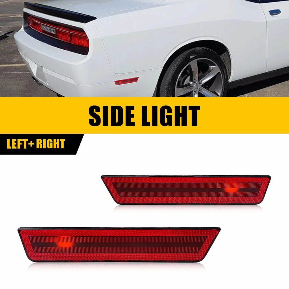 Set of 2 LED Headlights for Dodge Challenger (2008–2014)