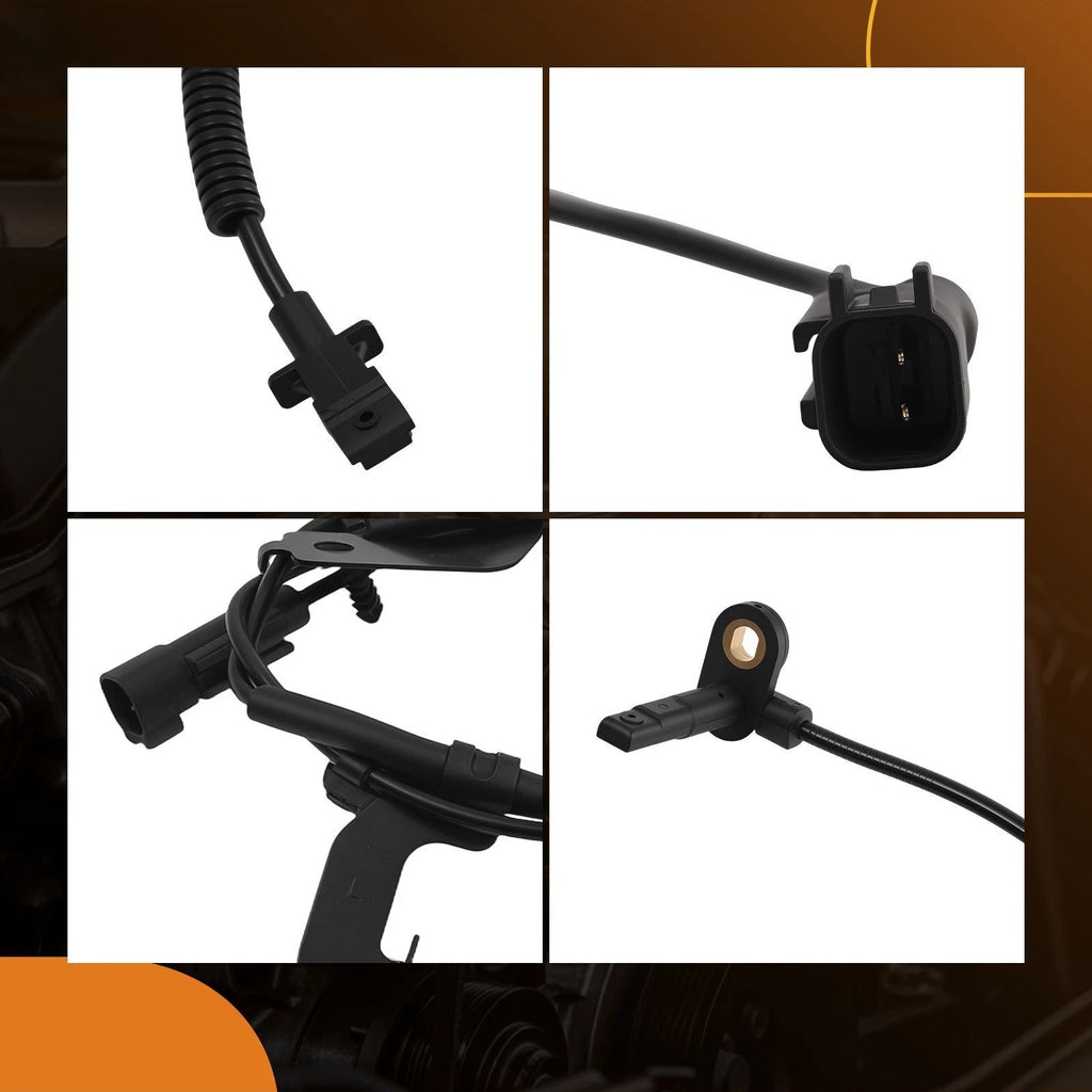 Set of 4 ABS Wheel Speed Sensors for Jeep Compass Caliber Patriot (2007–2017)
