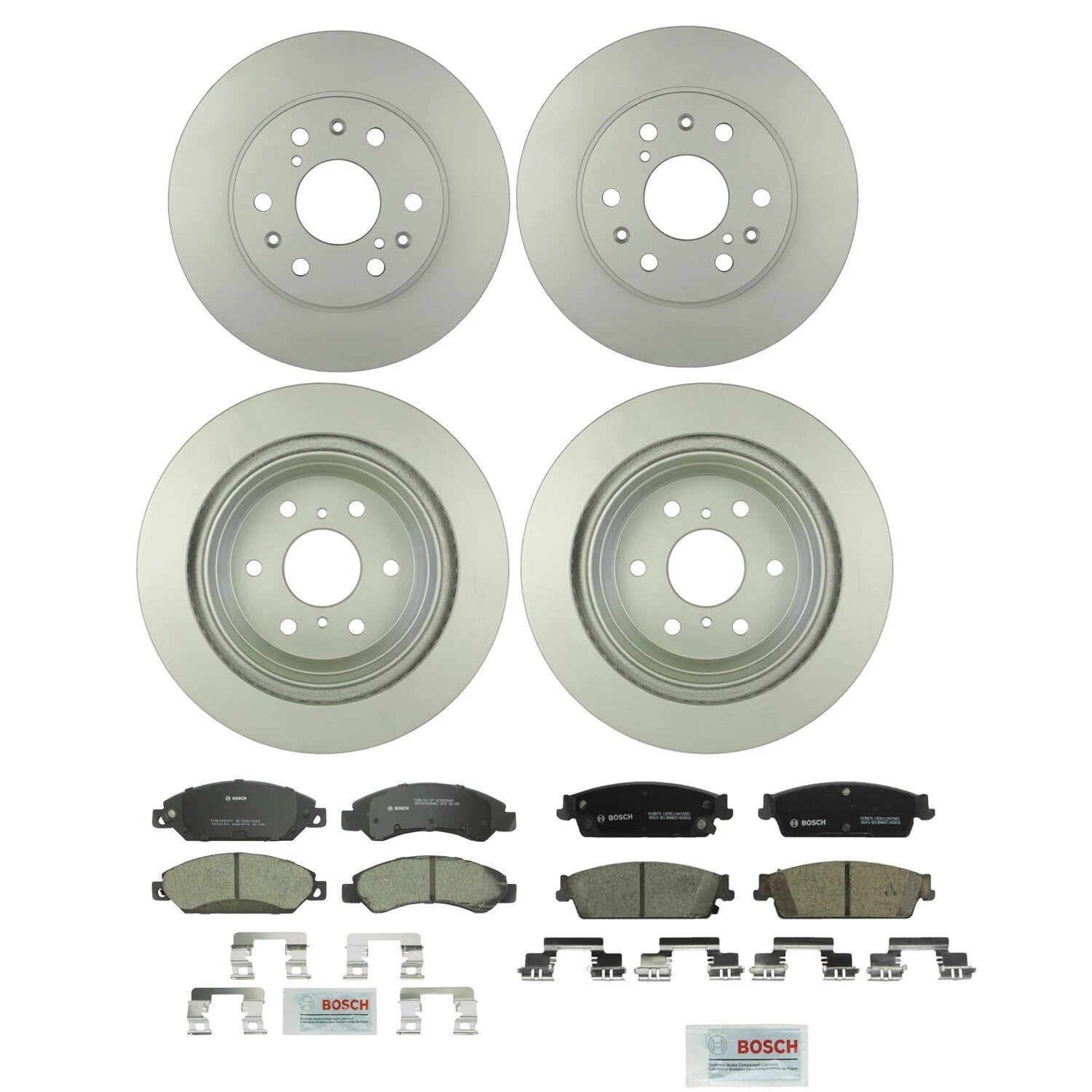 Bosch Brake Kit Disc Rotor Ceramic Pad for Chevy GMC (330mm/344.8mm)