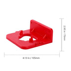 12V Wall Rack Holder for Power Tool Batteries (ABS Mount with Screws)
