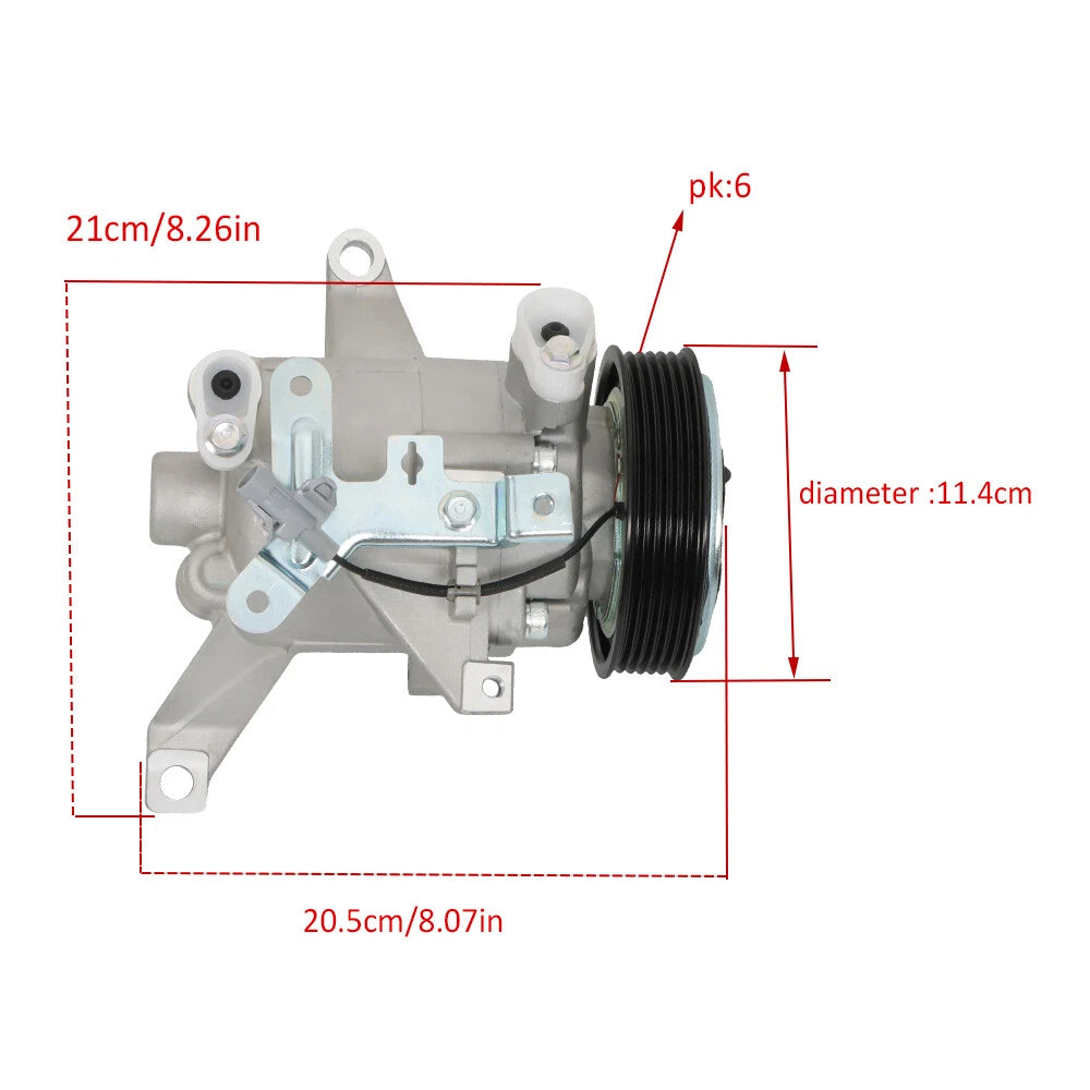 A/C Compressor & Clutch for Subaru Impreza (2012–2016)