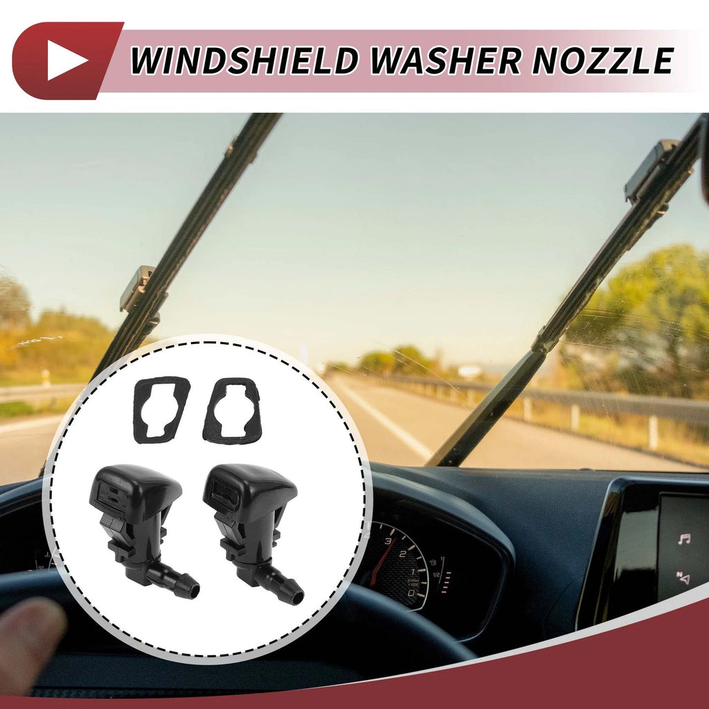 2X Windshield Washer Nozzle for Dodge Charger, Chrysler 300 (No. 5182327AA)