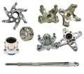 Axcalibar Axle Front Rear Sprocket Brake Hubs Lock Nut for Banshee 350 (1987–2006)