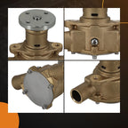 Raw Water Pump for Sherwood P1015 P101 Pleasurecraft (RA057031, RP061017)