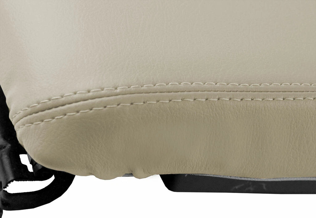 Leather Console Lid Pull Over Cover for Dodge Avenger (2008–2014) Beige