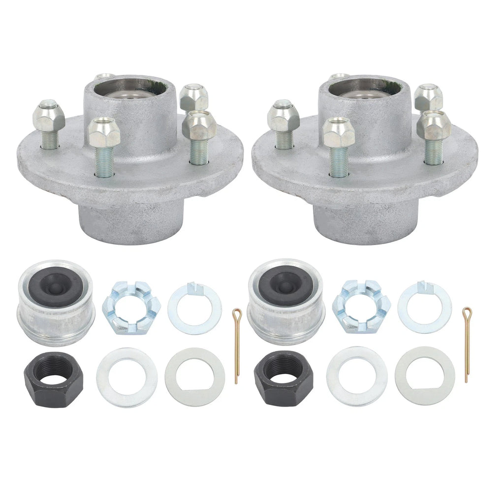 Galvanized Hub Kit for Boat Trailer 5 Lug (3500 lbs)