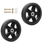 2X 7" Plastic Wheels for Craftsman Mower
