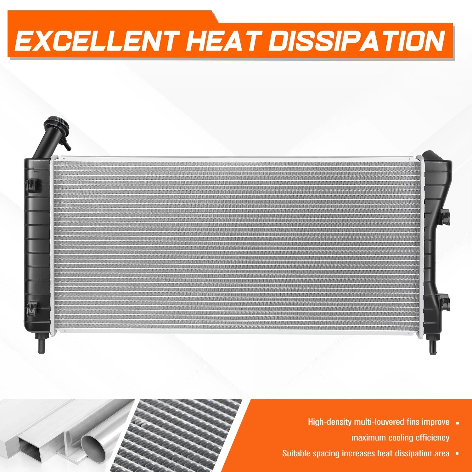 Aluminum Radiator for Chevy Impala/Buick Allure (2004–2009) DPI-2710