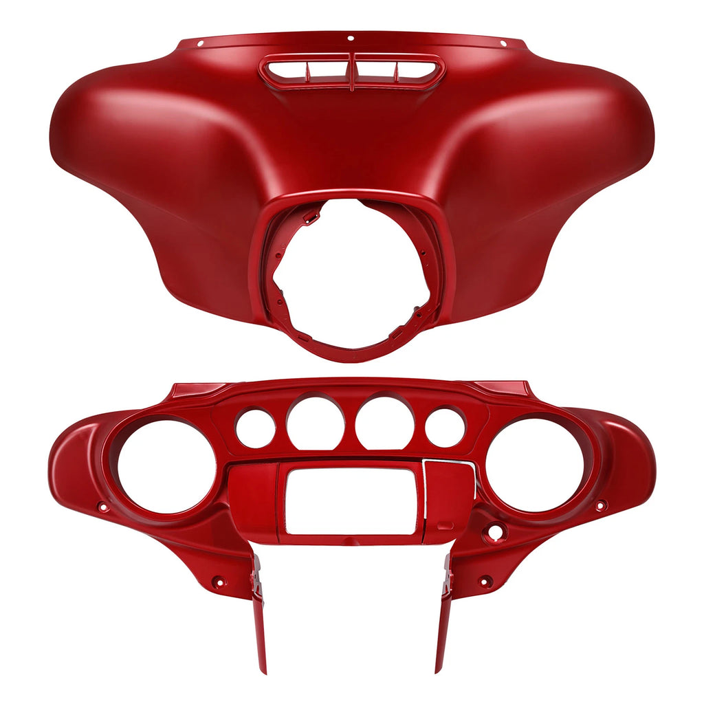 Inner & Outer Fairings for Harley Street Glide (2014–2023) 18 Wicked Red Denim